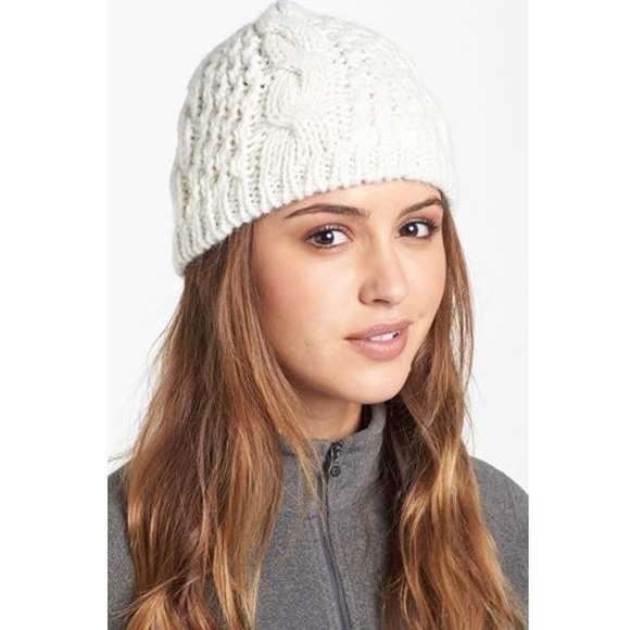 The North Face Other - THE NORTH FACE - Minna Cable Knit Beanie White